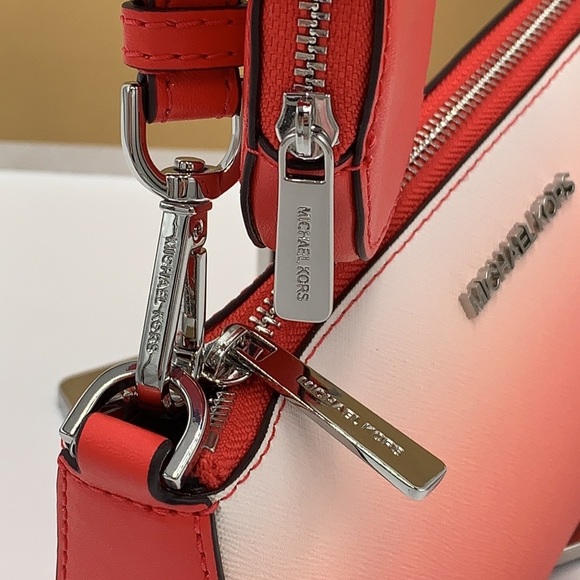 Michael Kors Jet Set Travel Tech Attached with Adjustable Coral Reef Crossbody - Picture 14 of 16